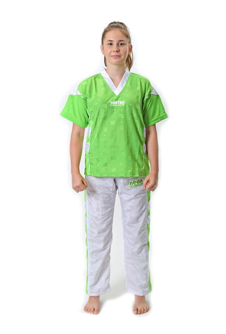 TopTen OFFERS Fight TOP TEN Uniform - Neon Green/white, 1681-15 3 TopTen OFFERS Fight TOP TEN Uniform - Neon Green/white, 1681-15