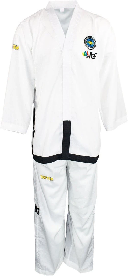 TopTen Top Ten ITF Master Dobok Air Deluxe - White Uniforms & Gi 3 TopTen Top Ten ITF Master Dobok Air Deluxe - White Uniforms & Gi