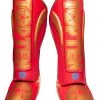 TopTen TOP TEN Shin And Instep Guard “Lowkick” WAKO - Red, 32194-4